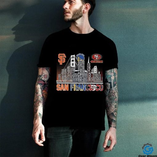 Original San Francisco Sport Teams Players City Skyline Shirt
