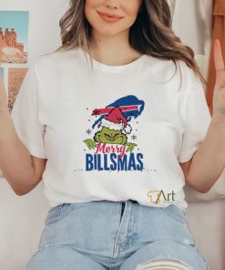 Original Santa Grinch Merry Billsmas Buffalo Football Logo Shirt