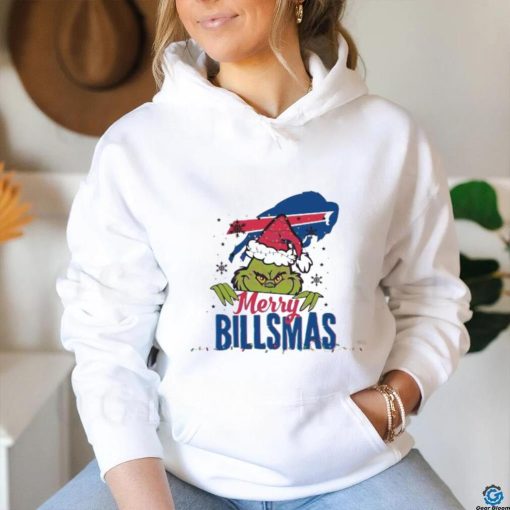 Original Santa Grinch Merry Billsmas Buffalo Football Logo Shirt