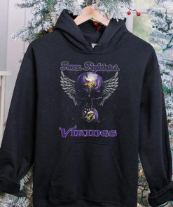 Original Skull Wings Fooz Fighters Minnesota Vikings T Shirt