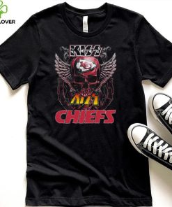 Original Skull Wings Kiss Kansas City Chiefs T Shirt