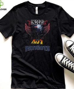 Original Skull Wings Kiss New England Patriots T Shirt