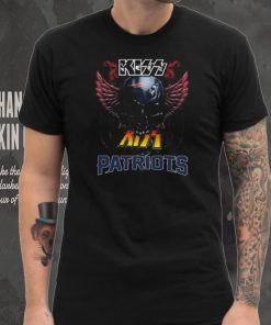 Original Skull Wings Kiss New England Patriots T Shirt