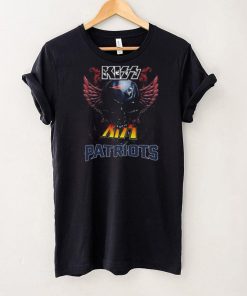 Original Skull Wings Kiss New England Patriots T Shirt