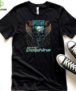 Original Skull Wings Rush Miami Dolphins T Shirt