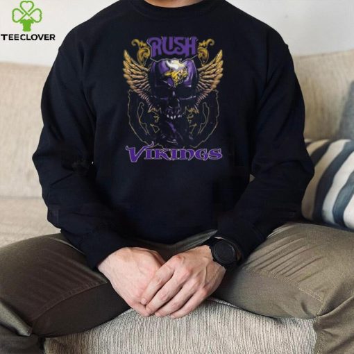 Original Skull Wings Rush Minnesota Vikings T Shirt