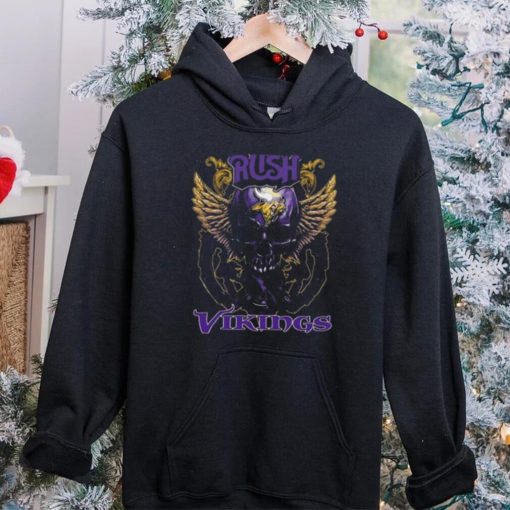 Original Skull Wings Rush Minnesota Vikings T Shirt