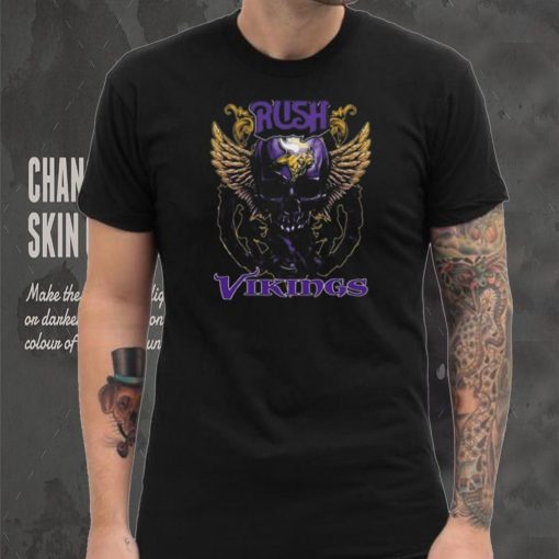 Original Skull Wings Rush Minnesota Vikings T Shirt