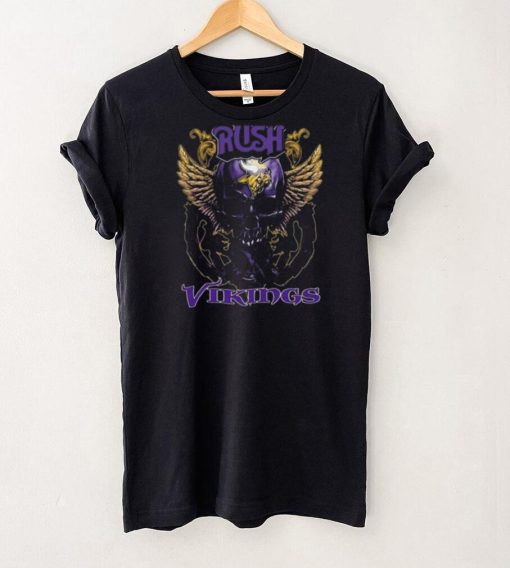 Original Skull Wings Rush Minnesota Vikings T Shirt