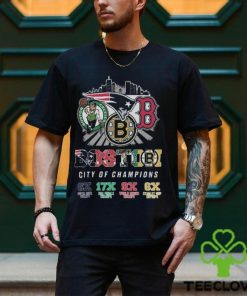 Original Skyline Boston Sports Teams City Of Champions T shirt