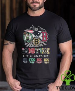 Original Skyline Boston Sports Teams City Of Champions T hoodie, sweater, longsleeve, shirt v-neck, t-shirt