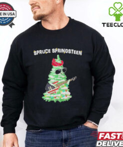 Original Spruce Springsteen Christmas Tree Playing Guitar Shirt