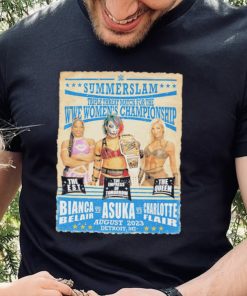 Original SummerSlam 2023 Bianca Belair vs. Charlotte Flair vs. Asuka Match T Shirt