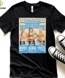 Original SummerSlam 2023 Bianca Belair vs. Charlotte Flair vs. Asuka Match T Shirt 3 Original SummerSlam 2023 Bianca Belair vs. Charlotte Flair vs. Asuka Match T Shirt