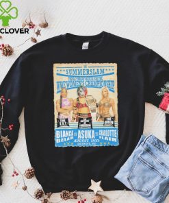 Original SummerSlam 2023 Bianca Belair vs. Charlotte Flair vs. Asuka Match T Shirt 4 Original SummerSlam 2023 Bianca Belair vs. Charlotte Flair vs. Asuka Match T Shirt