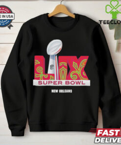 Original Super Bowl LIX Trophy Dimension Official Logo T Shirt