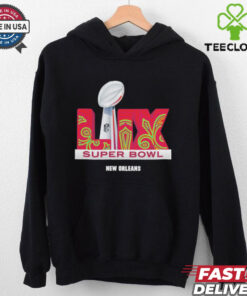 Original Super Bowl LIX Trophy Dimension Official Logo T Shirt