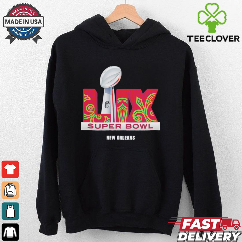 Original Super Bowl LIX Trophy Dimension Official Logo T Shirt Original Super Bowl LIX Trophy Dimension Official Logo T Shirt