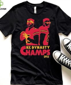 Original Super Bowl LVII champions KC dynasty champs mahomes kelce kansas city football shirt