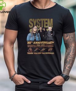 Original System Of A Down 30th Anniversary 30th Anniversary 1994 2024 Thank You For The Memories Signatures t shirt