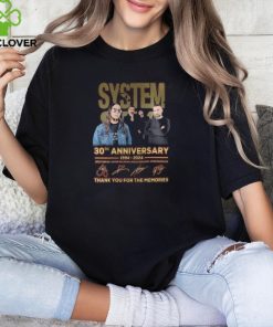 Original System Of A Down 30th Anniversary 30th Anniversary 1994 2024 Thank You For The Memories Signatures t hoodie, sweater, longsleeve, shirt v-neck, t-shirt