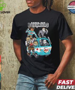 Original Tampa Bay Buccaneers NFL Horror Characters Movie Hippie Halloween Shirt