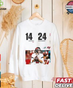 Original Tampa Bay Buccaneers Win 24 14 Miami Dolphins 2024 Preseason Game 3 Final Score Shirt