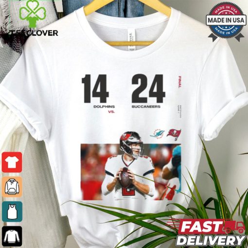 Original Tampa Bay Buccaneers Win 24 14 Miami Dolphins 2024 Preseason Game 3 Final Score Shirt