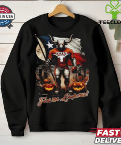 Original Texas Longhorns Fear The Longhorns Go Longhorns Halloween 2024 Shirt