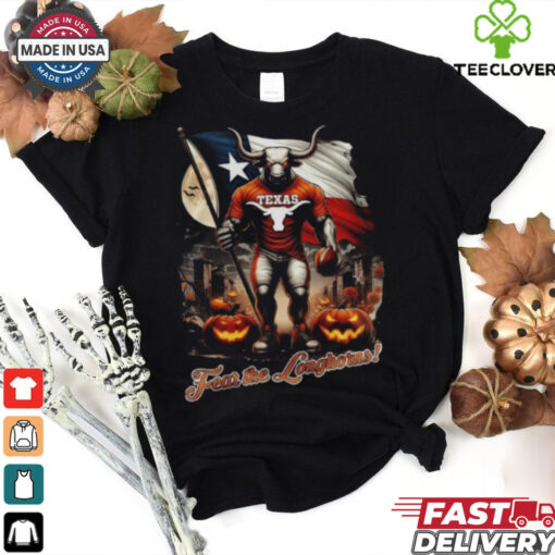 Original Texas Longhorns Fear The Longhorns Go Longhorns Halloween 2024 Shirt