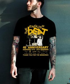 Original The Beat 46th Anniversary 1978 2024 Thank You For The Memories Signatures T shirt