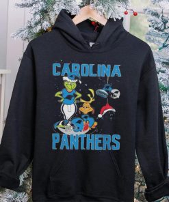 Original The Grinch And Dog Carolina Panthers Ornament Christmas 2023 T Shirt