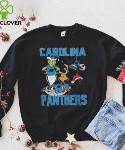 Original The Grinch And Dog Carolina Panthers Ornament Christmas 2023 T Shirt