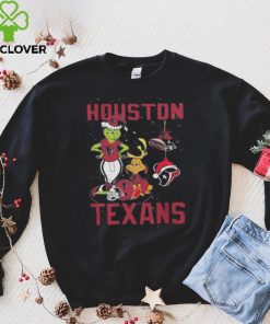 Original The Grinch And Dog Houston Texans Ornament Christmas 2023 T Shirt