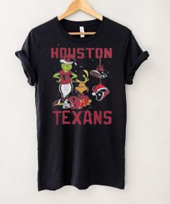 Original The Grinch And Dog Houston Texans Ornament Christmas 2023 T Shirt