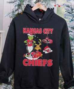 Original The Grinch And Dog Kansas City Chiefs Ornament Christmas 2023 T Shirt