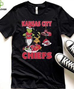 Original The Grinch And Dog Kansas City Chiefs Ornament Christmas 2023 T Shirt