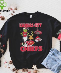 Original The Grinch And Dog Kansas City Chiefs Ornament Christmas 2023 T Shirt