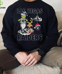 Original The Grinch And Dog Las Vegas Raiders Ornament Christmas 2023 T Shirt