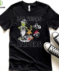 Original The Grinch And Dog Las Vegas Raiders Ornament Christmas 2023 T Shirt