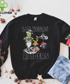 Original The Grinch And Dog Las Vegas Raiders Ornament Christmas 2023 T Shirt