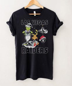 Original The Grinch And Dog Las Vegas Raiders Ornament Christmas 2023 T Shirt