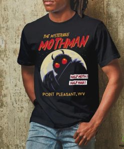 Original The Mysterious Mothman Half Moth Half Man Point Pleasant WV T hoodie, sweater, longsleeve, shirt v-neck, t-shirt