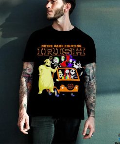 Original The Nightmare Before Christmas Characters Notre Dame Fighting Irish On The Car Shirt