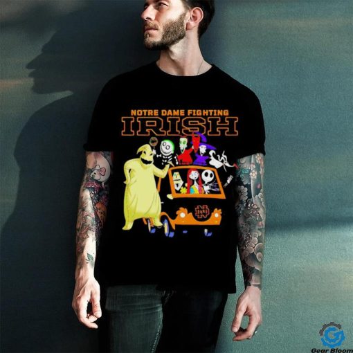 Original The Nightmare Before Christmas Characters Notre Dame Fighting Irish On The Car Shirt