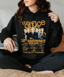 Original The Office 18th Anniversary 2005 2023 signatures shirt