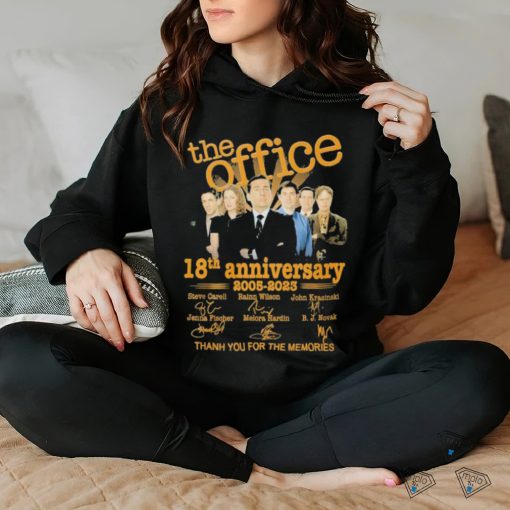 Original The Office 18th Anniversary 2005 2023 signatures shirt