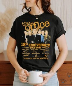 Original The Office 18th Anniversary 2005 2023 signatures shirt