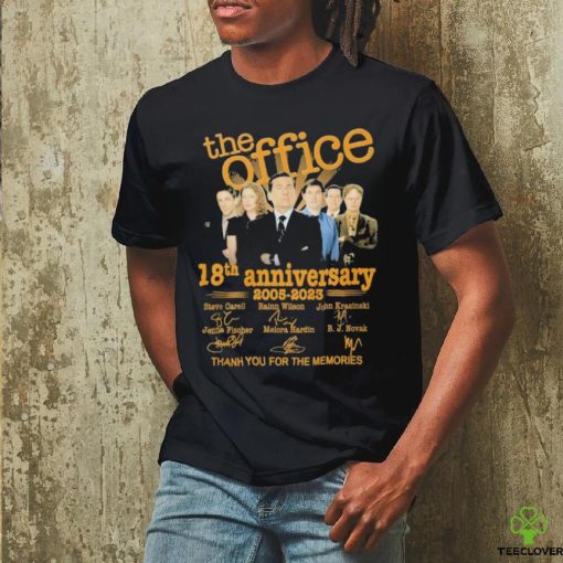 Original The Office 18th Anniversary 2005 2023 signatures shirt