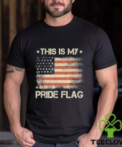 Original This Is My Pride Flag USA American 4th of July Patriotic 2023 Vintage T Shirt